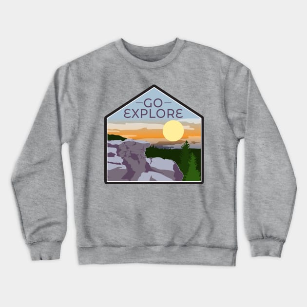 WV Dolly Sods Souvenir Crewneck Sweatshirt by Get Hopped Apparel